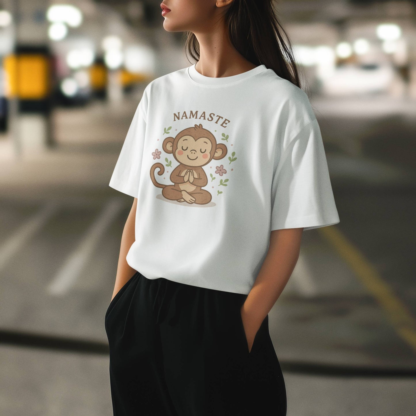 Cute Monkey Namaste!